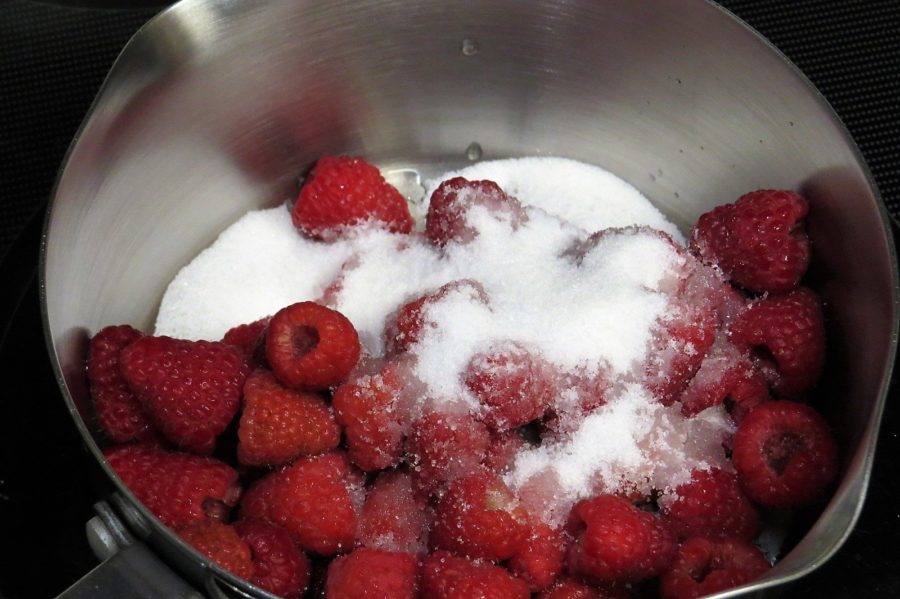 Add sugar to berries Cheese Blintzes Add sugar to berries Cheese Blintzes