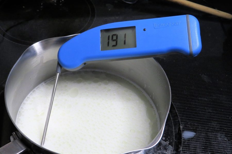 Bringing mixture to temperature Bringing mixture to temperature