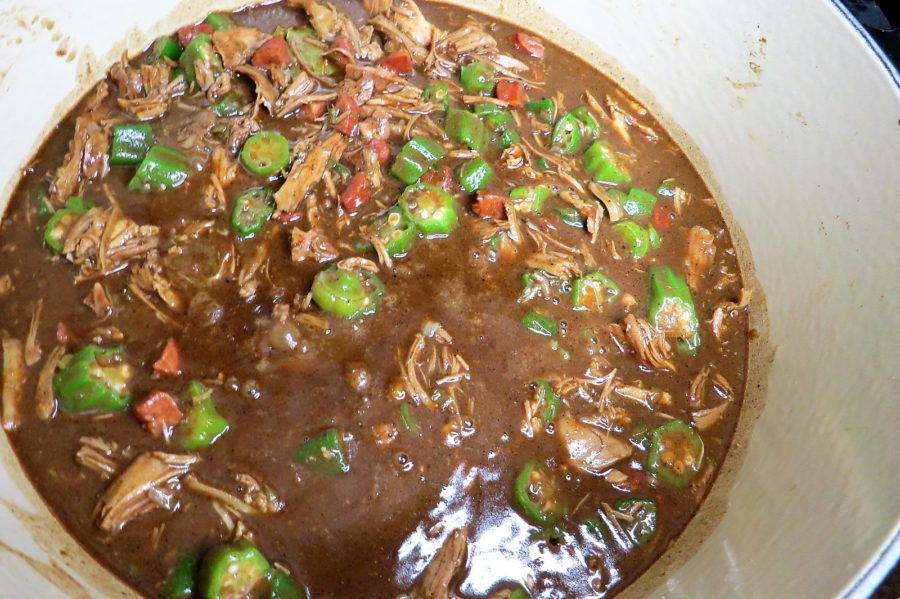 Add meat and vegetables Turkey and Sausage Gumbo Add meat and vegetables Turkey and Sausage Gumbo