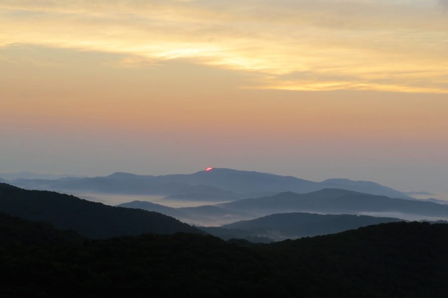 Sunrise Grayson Highlands State Park Mouth of Wilson Virginia Sunrise Grayson Highlands State Park Mouth of Wilson Virginia