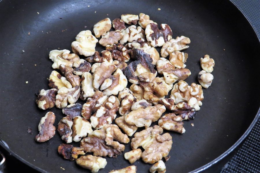 Toasting walnuts Walnut Pesto Toasting walnuts Walnut Pesto