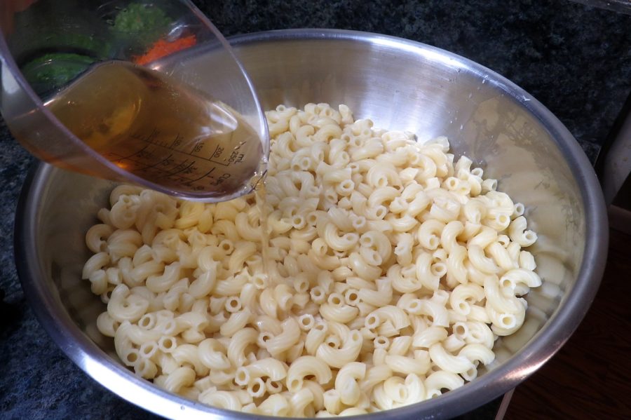 Add vinegar Hawaiian Macaroni Salad Add vinegar Hawaiian Macaroni Salad