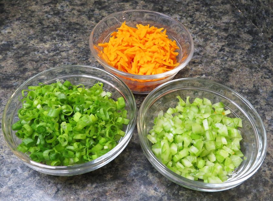 Mise en place Hawaiian Macaroni Salad Mise en place Hawaiian Macaroni Salad