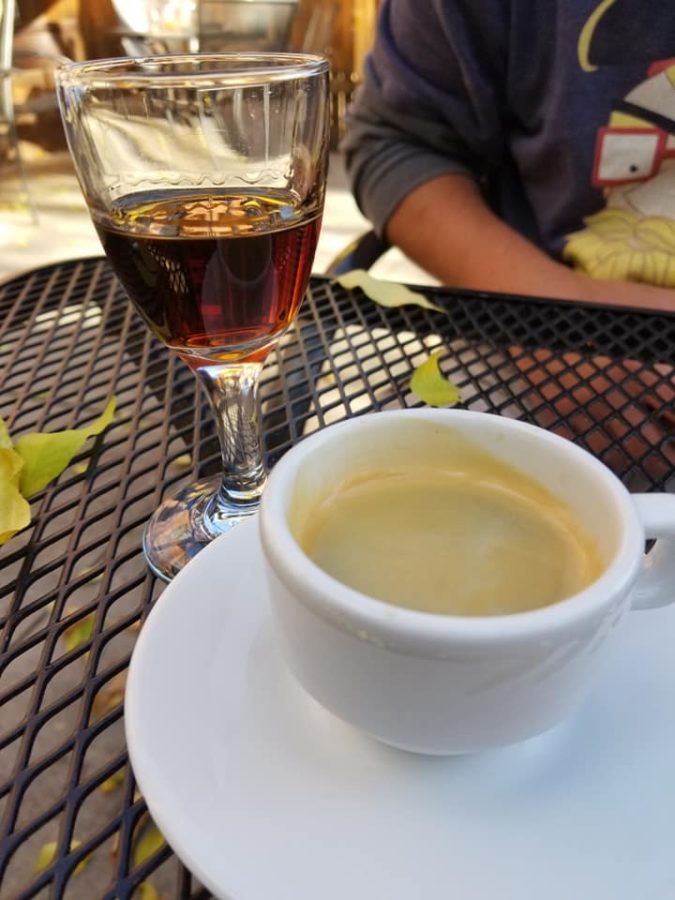 Espresso and port TAPAteria Espresso and port TAPAteria