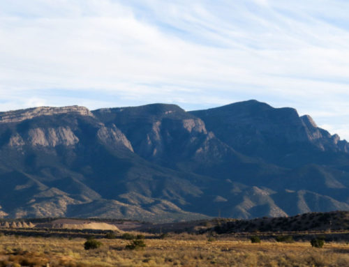 Mountains Before Sunset Outside Albuquerque