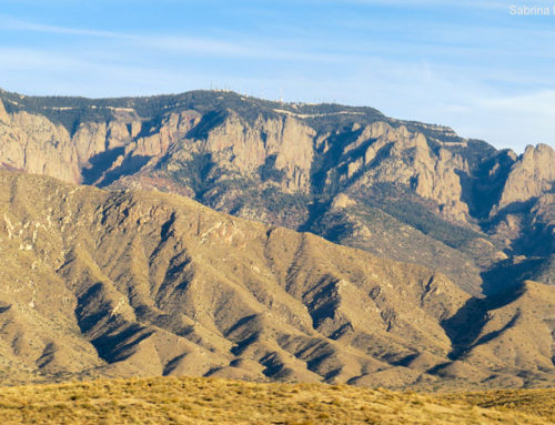 Mountains Before Sunset Outside Albuquerque